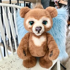FurReal Friends, Cubby the Curious Bear, Interactive, Talking, Plush Teddy Bear